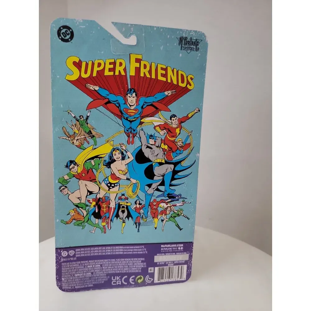 McFarlane Toys DC Retro Super Friends Evil Robin Platinum Edition Chase NEW